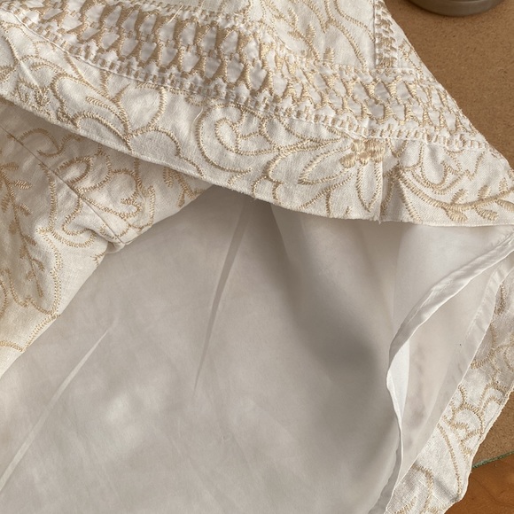 Nygard White/Cream Embroidered Skirt. Size 16 - Picture 9 of 14